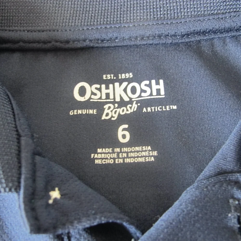 Bundle of 3 OshKosh B'Gosh & Old Navy Boy's Collared Shirts Size 6 & Small GUC